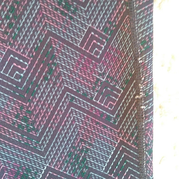 Pro Player Activewear Cropped Ankle Pants XL Multicolored Pattern - Picture 7 of 14